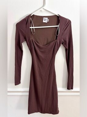della long sleeve mini dress burgundy Princess Polly | Dresses | Nwot Princess Polly Cocktail Size 4 featuring a split detail babygirl Stacy Adams Vinson Men's Size:S (UK 8-10)